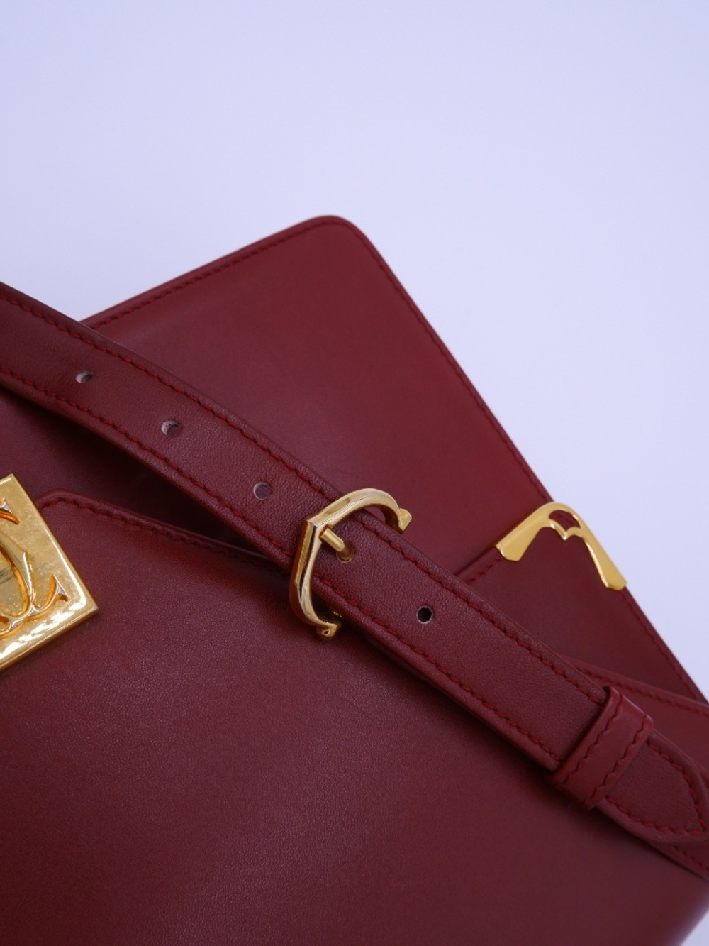 Vintage Must de Cartier Bordeaux Envelope — 1990s - Picture 13 of 15